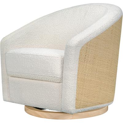 Babyletto Madison Swivel Glider - Ivory Boucle & C...