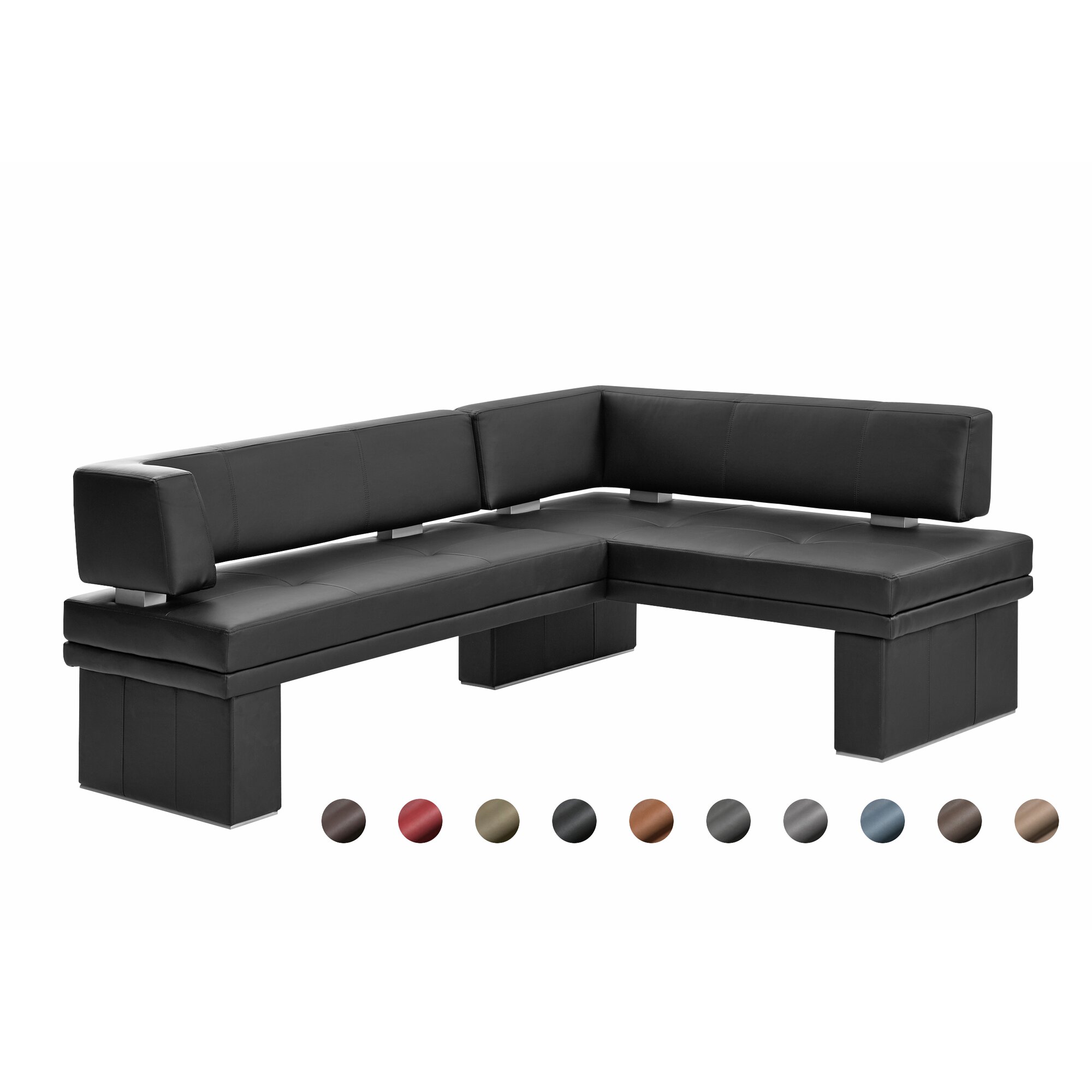 Schösswender »Manhattan« Eckbank 480/1 212x253 cm / Gavin 10 hellgrau Image