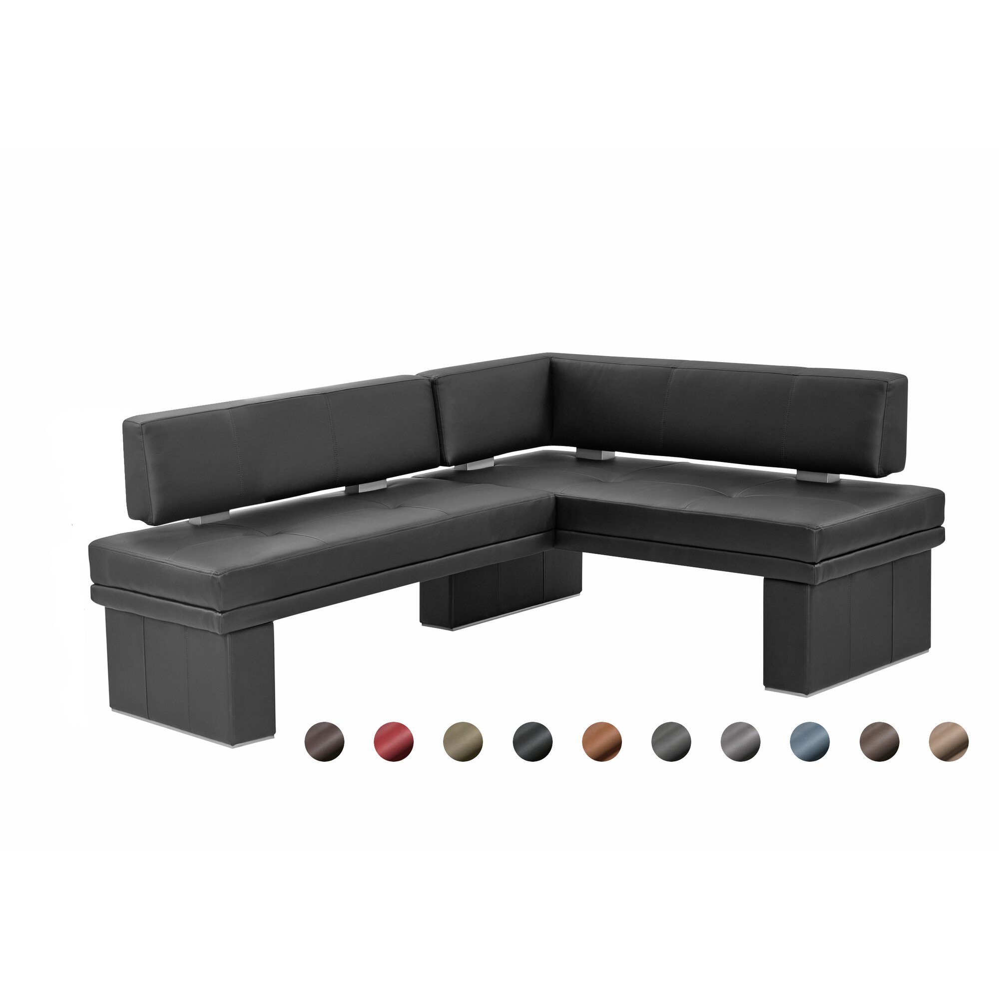 Schösswender »Manhattan« Eckbank 480/101 172x213 cm / Gavin 04 hellbraun