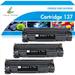 True Image 137 Black Toner Cartridge 3-Pack Compatible for Canon 137 CRG137 ImageCLASS MF232w MF236n MF212w MF216n MF217w MF244dw MF249dw MF227dw MF229dw LBP151dw Laser Printer