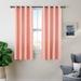 Deco Window 2-Piece Semi-Blackout Door Curtains Solid Polyester Metal Eyelet Matching Tieback 7 Feet Length