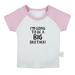 I m Going to be a Big brother Funny T shirt For Baby Newborn Babies T-shirts Infant Tops 0-24M Kids Graphic Tees Clothing (Short Pink Raglan T-shirt 0-6 Months)