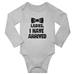 Ladies I Have Arrived Cute Baby Long Sleeve romper jumpsuit (Gray 18-24M)