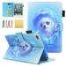 iPad Mini Case iPad Mini 1 2 3 4 Case - Allytech Premium PU Leather Folio Stand Cover with Auto Wake/Sleep for Apple iPad Mini 1/ Mini 2/ Mini 3/ Mini 4 Blue Cat