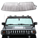 Windshield Sunshade Fit for Hummer H2 2003-2007 / H3 2005-2009 Folding Car Sun Shade for Front Window Auto Sun Protection Visors Blocks UV Rays and Keeps Vehicle Cool