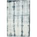 Charcoal Wool Rug 5 X 8 Modern Hand Tufted Shibori Tie Dye Room Size Carpet