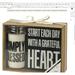 Box Sign Candle Set - Blessed