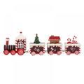 Christmas Small Wooden Train Decoration Train Decoration Birthday Presents Convenient Assembly Christmas Presents
