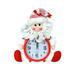 AnuirheiH Alarm Clock for Kids Cute Christmas Bedroom Decoration Non Ticking Silent Alarm Clock w/Backlight Super Loud Twin Bell for Kids Christmas Gifts