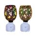 Morttic 3D Mosaic Electric Plug-In Aroma Diffuser LED Lamp Pawst Wax Melt Oil Burner Warmer (Butterfly)