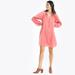 Nautica Women's Long-Sleeve Ruffle Dress Shore Rose, XS