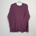 American Eagle Outfitters Tops | American Eagle Maroon Soft And Sexy Plush Long Sleeve Lace Up Back Xl | Color: Purple/Red | Size: Xl