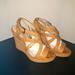 Michael Kors Shoes | Michael Kors Wedge Sandals | Color: Tan | Size: 8