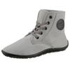 Barfußschuh LEGUANO "CHESTER LIGHT", Damen, Gr. 38, grau (hellgrau), Textil, Synthetik, sportlich, Schuhe Barfußschuh Schnürboots, Bequemschuh, Komfortschuh, Flats, Schnürboots, Made in Germany