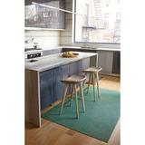 Green/White 72 x 26 x 0.14 in Area Rug - Chilewich Easy Care Mini Basketweave Floor Mat | 72 H x 26 W x 0.14 D in | Wayfair 200453-043