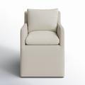 Birch Lane™ Alayaa Arm Chair Wood/Upholstered in Black/Brown | 37.8 H x 24.4 W x 27.5 D in | Wayfair 12F21687B57A4FE88ACCE3407EE39BE9
