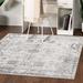 Gray/White 24 x 0.25 in Area Rug - Mistana™ Brandt Floral Gray Area Rug, Polypropylene | 24 W x 0.25 D in | Wayfair