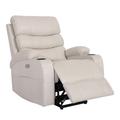 Red Barrel Studio® Power Lift Massage Chair w/ Waist Heating, Reclining Chair w/ USB, Side Pocket & Cup Holder Faux | Wayfair