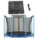 Machrus Upper Bounce Trampoline Enclosure Net, Fits 14' Round Frames using 4 Arches for Top Sleeves in Black | 71 H x 144 W x 144 D in | Wayfair