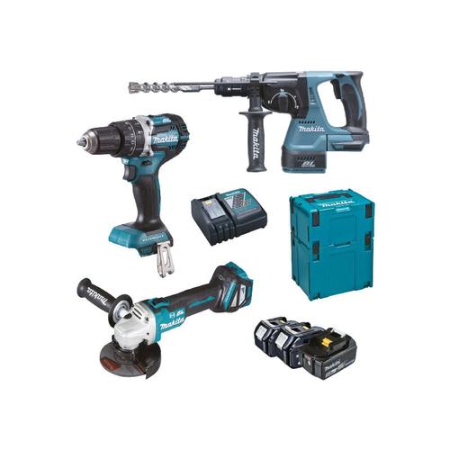 Elektrowerkzeug-Set Makita DLX3119TJ 18 v 5 Ah