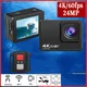 Caméra d'action anti-tremblement Ultra HD avec objectif Sony 386 vidéo sous-marine pour casque Go