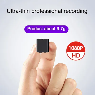 Enregistreur numérique de son professionnel ultra-mince mini dictaphone à commande vocale portable