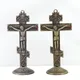 Croix religieuse debout croix de jus en métal orthodoxe russe croix Nina ifix suspensions ou