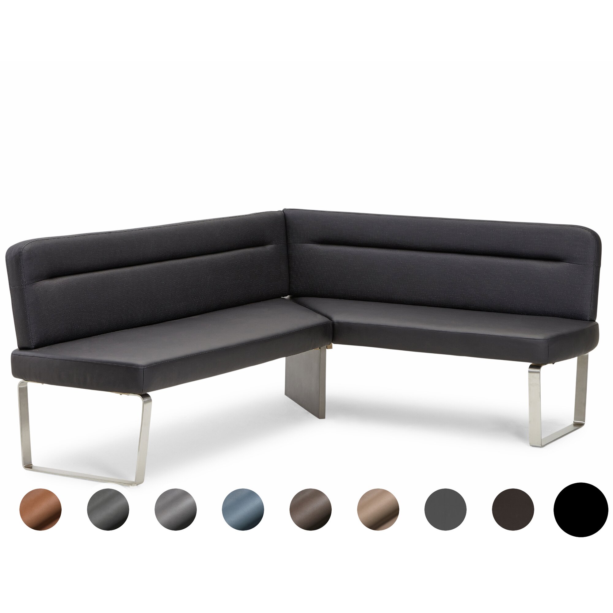 Schösswender »Ontario« 100 Eckbank Variante A 162/192 cm / Gavin 203 dunkelbraun Image