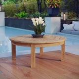 Pocasset Outdoor Round Teak Coffee Table by Havenside Home