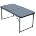 Rio Brands 48" Rectangular Fold-in-Half Portable Folding Table in Gray | 27.5 H x 48 W x 48 D in | Wayfair T700-425-1