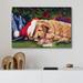 IDEA4WALL Christmas Holiday Celebration Merry - Wrapped Canvas Print Canvas in White | 24 H x 36 W x 1.5 D in | Wayfair 8022271104920