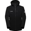 MAMMUT Herren Funktionsjacke Ultimate Comfort SO Hooded Jacket Men, Größe M in Schwarz