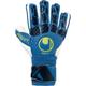 UHLSPORT Herren Handschuhe Herren Torwarthandschuhe Hyper Act Soft Flex Frame, Größe 8,5 in Blau/Weiß/Gelb