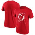 "New Jersey Devils Fanatics Branded Sparkle Christmas T-shirt graphique - Homme"