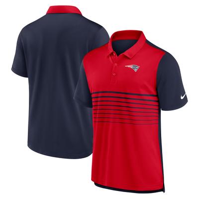 Nike New England Patriots Fashion Performance-Poloshirt für Herren in Marineblau/Rot Image