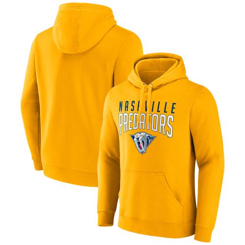 Gelber Nashville Predators Special Edition 2.0 Wordmark Fanatics-Kapuzenpullover für Herren