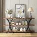 17 Stories Gautreaux 70.8" Console Table Wood in Black | 35.4 H x 70.8 W x 11.8 D in | Wayfair CAF1FDA9FF924A98992819B820EE7F5E