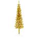 The Holiday Aisle® Christmas Tree Decoration Slim Artificial Half Xmas Tree w/ Stand | 13.8 D in | Wayfair 799A0394AD1E4B78AB03220AB91C3286