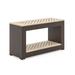 Latitude Run® Palm Springs Rattan Buffet & Console Table Wood/Wicker/Rattan in Brown | 27 H x 47 W x 17.5 D in | Outdoor Furniture | Wayfair