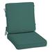 Arden Selections ProFoam Essentials Outdoor Chair Cushion 20 x 20 Peacock Blue Green Texture