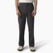 Dickies Men's Skateboarding Regular Fit Double Knee Pants - Charcoal W/ Gray Stitching Size 31 32 (WPSK96)