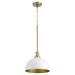 Quorum Lighting - One Light Pendant - 11.75 Inch 1 Light Dome Pendant-Studio