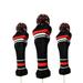 3 Pcs Golf Club Head Covers with Number Tag Pom Pom Knitted Clubs Headcovers for Men Women