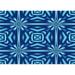 Ahgly Company Machine Washable Indoor Rectangle Transitional Cobalt Blue Area Rugs 2 x 4