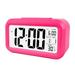 Smart Digital Alarm Clock with Date and Temperature Snooze Button on Battery Operated Rectangle Desk Clock with Night Light for Bedroom Kids Children Girls Boys