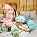 Xyer Cute Cartoon Dinosaur Shape Super Soft Plush Stuffed Pillow Toy Children Doll Blue 1 80 cm