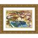 Sargent John Singer 24x17 Gold Ornate Wood Framed with Double Matting Museum Art Print Titled - Man and Pool-Florida