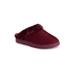 Women's Polysuede Flats by MUK LUKS in Merlot (Size XL(11/12))