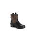 Women's Arlene Bootie by MUK LUKS in Black Ombre (Size 6 1/2 M)