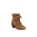 Women's Lacy Lilah Bootie by MUK LUKS in Chestnut (Size 8 M)